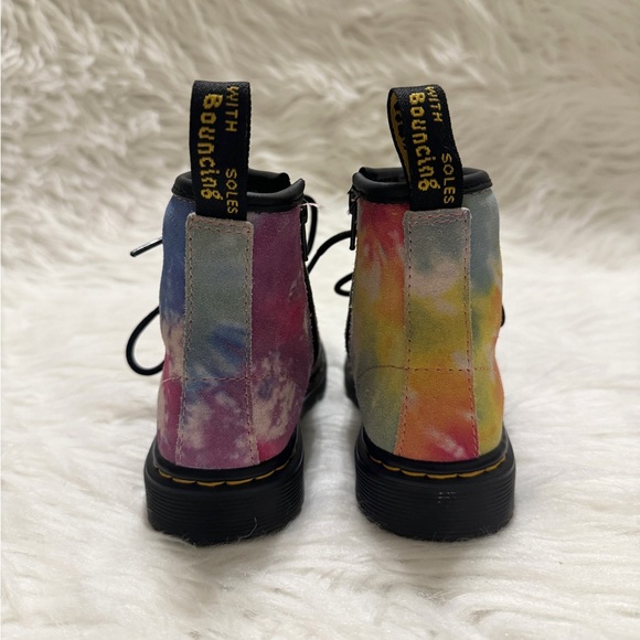 Dr.Martens Tie Dye lace up boots size 9T - Picture 5 of 9